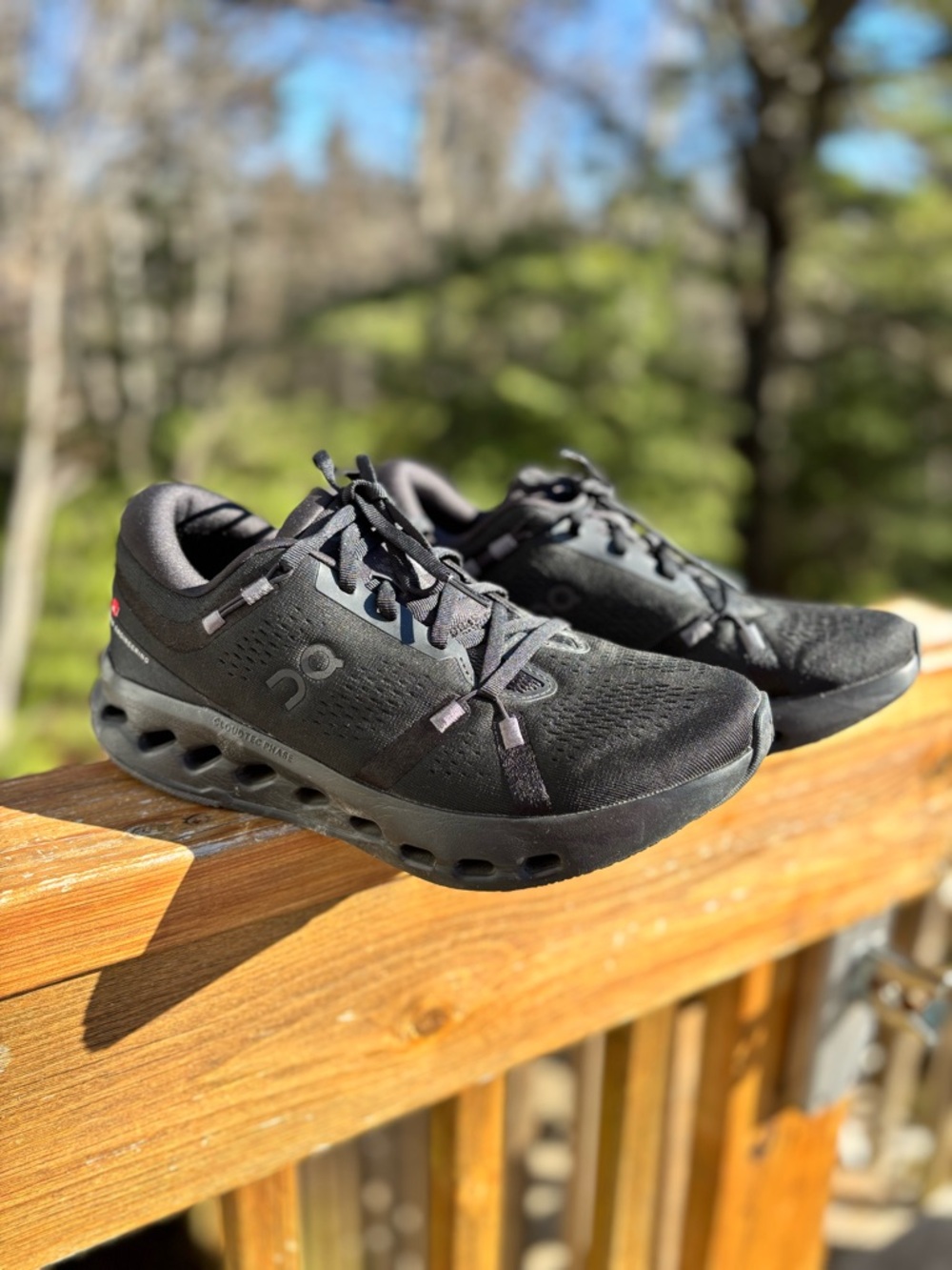 On Running Black Athletic Sneakers